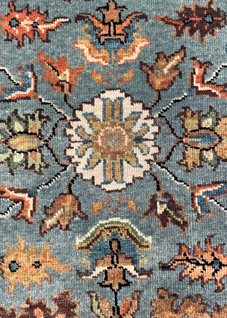 4'1"x6' Tabriz Hand Knotted