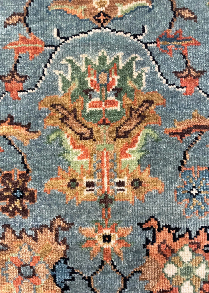 4'1"x6' Tabriz Hand Knotted