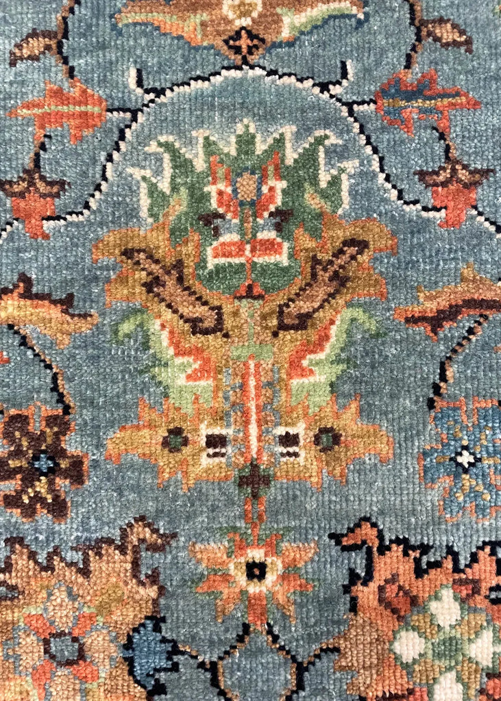 4'1"x6' Tabriz Hand Knotted