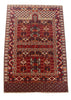 4'1x6' Turkmen Ensi Hand Knotted