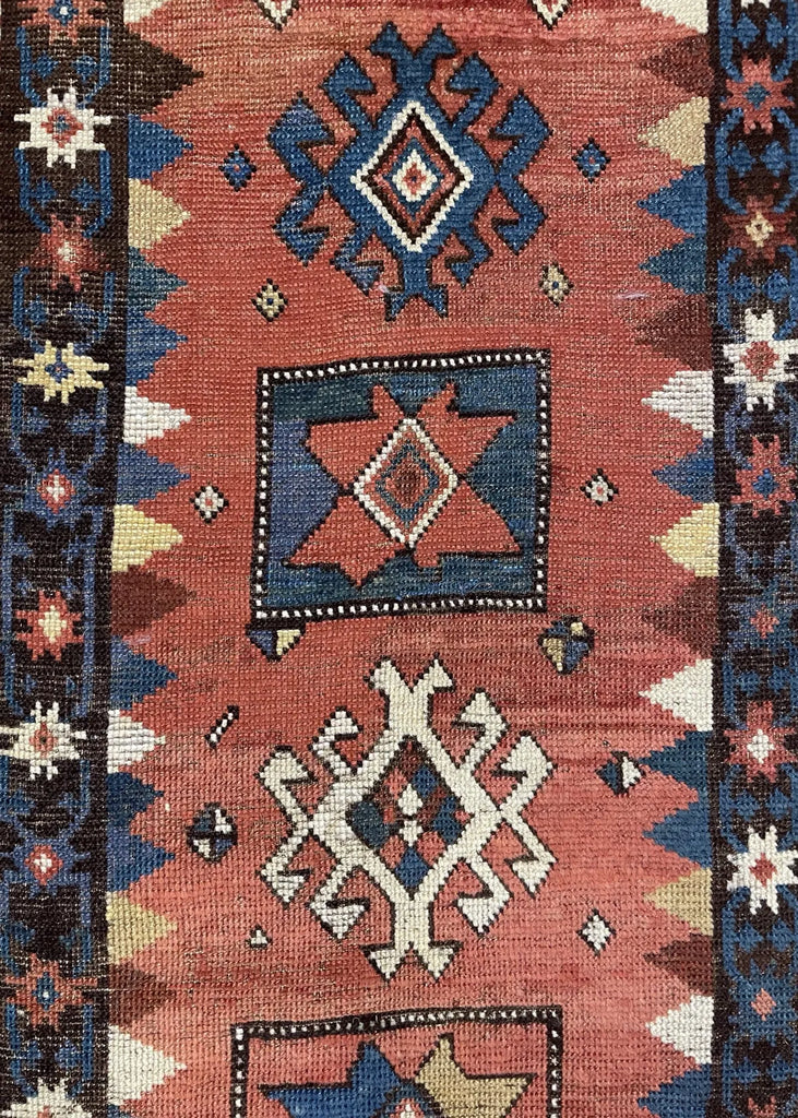 4'1"x8'1" Zakatala Hand Knotted