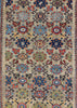 4'1"x8'4" Camel Hair Hamadan Hand Knotted