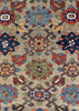 4'1"x8'4" Camel Hair Hamadan Hand Knotted