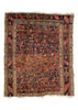 4'2"x4'11" Kurdish Bidjar Fragment Hand Knotted