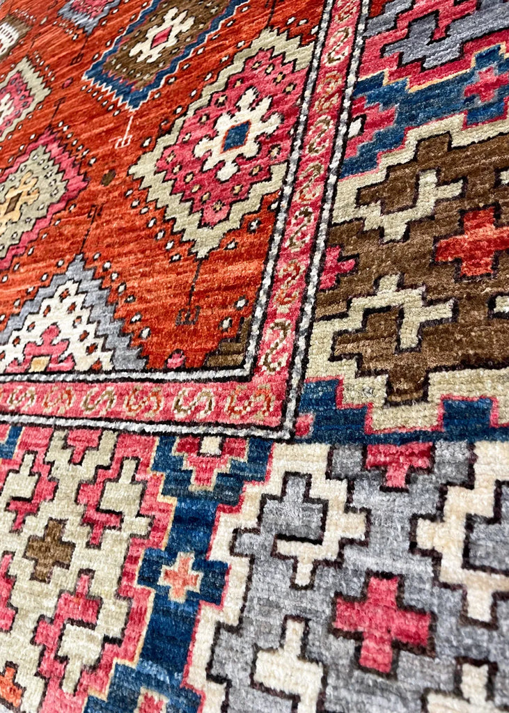 4'2"x4'2" Sarkisla Hand Knotted