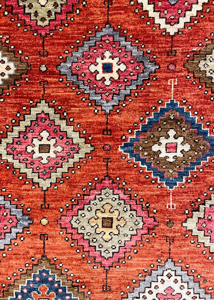 4'2"x4'2" Sarkisla Hand Knotted