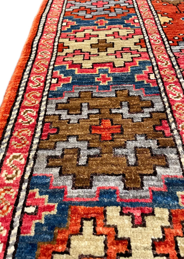 4'2"x4'2" Sarkisla Hand Knotted