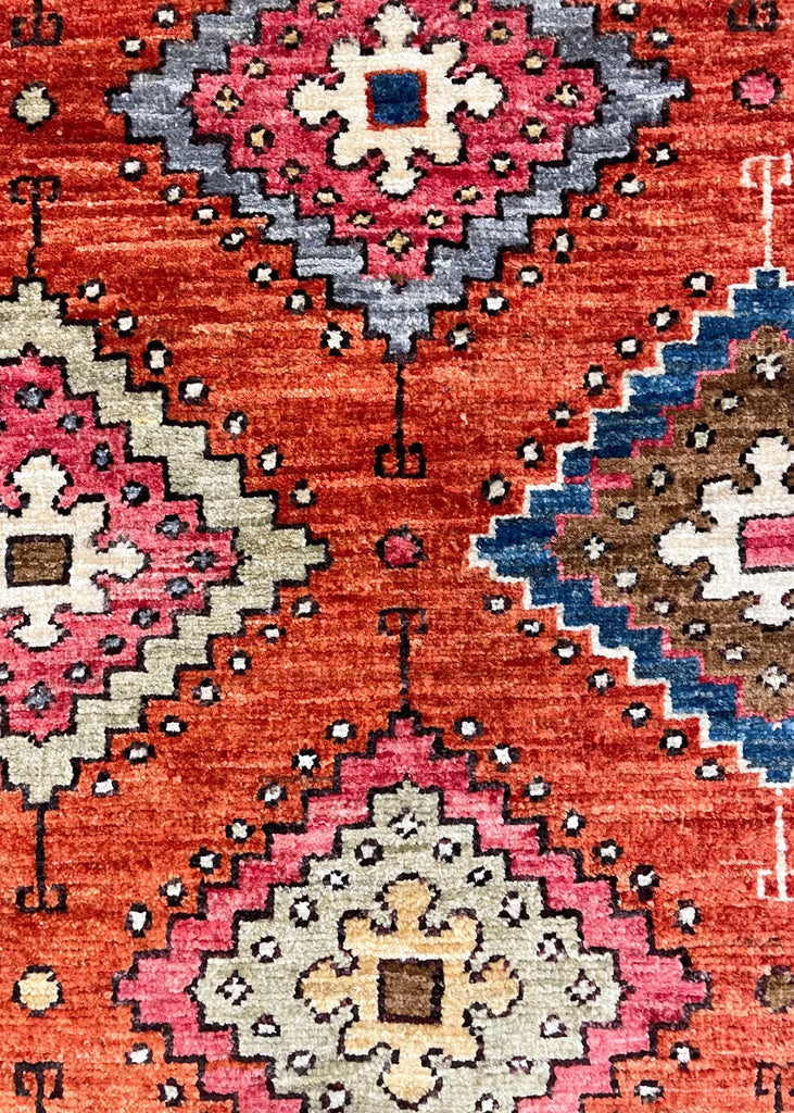 4'2"x4'2" Sarkisla Hand Knotted