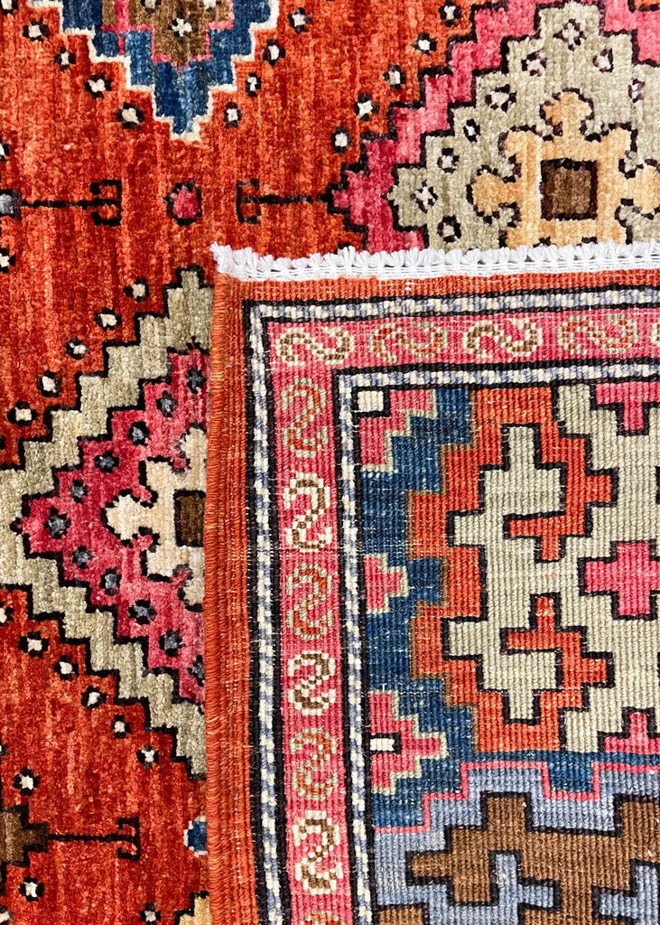 4'2"x4'2" Sarkisla Hand Knotted