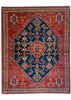 4'2"x5'4" Qashqai Hand Knotted