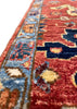 4'2"x5'9" Kurdish Hand Knotted