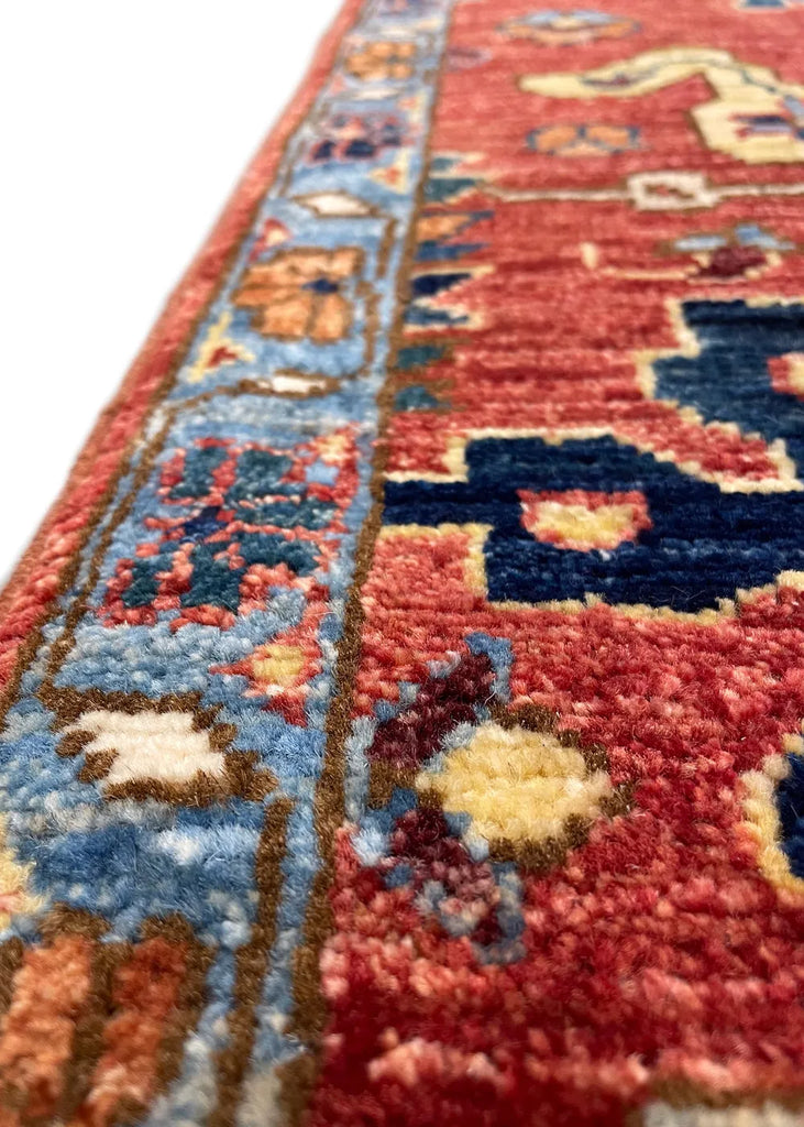 4'2"x5'9" Kurdish Hand Knotted