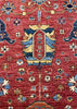 4'2"x5'9" Kurdish Hand Knotted