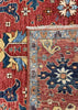 4'2"x5'9" Kurdish Hand Knotted