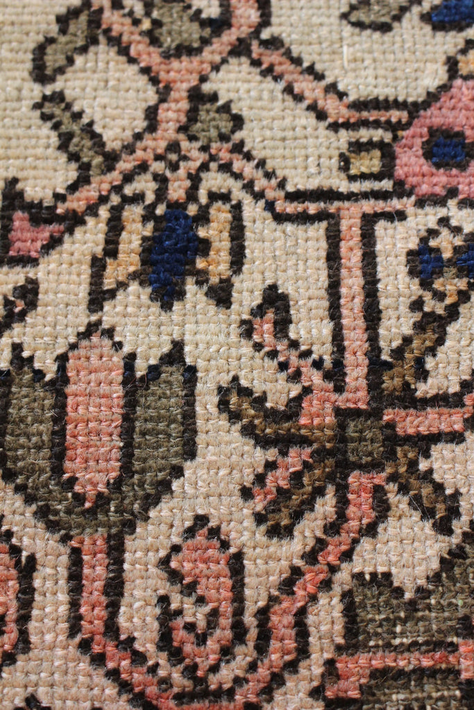 4'2"x6'11" Zanjan Hamadan Hand Knotted