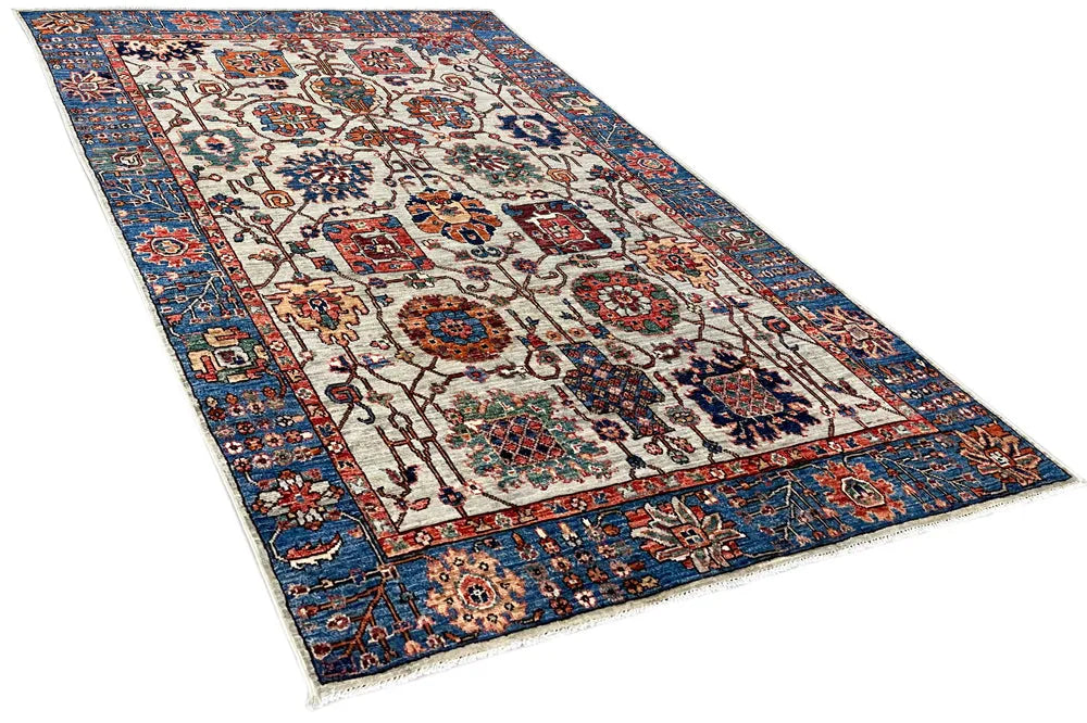 4'2"x6'2" Tabriz Hand Knotted
