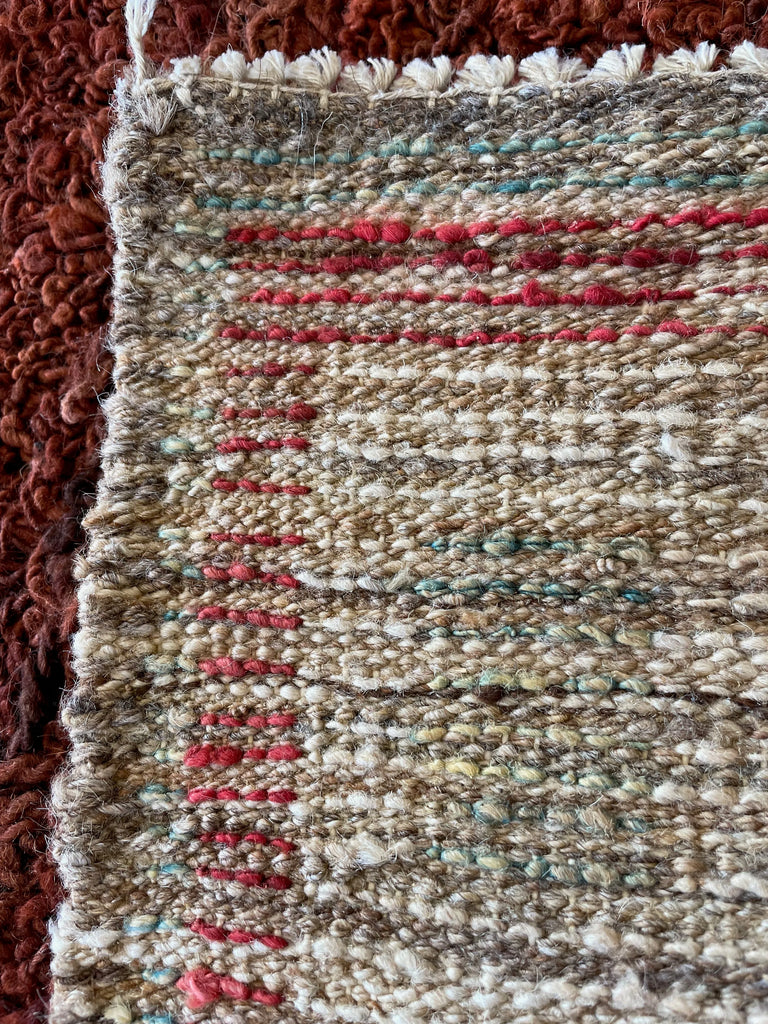 4'2"x6'3" Pashtun Yatak Hand Knotted