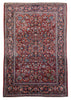 4'2"x6'4" Kashan (s) Hand Knotted