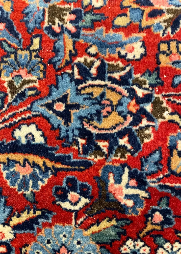 4'2"x6'4" Kashan (s) Hand Knotted