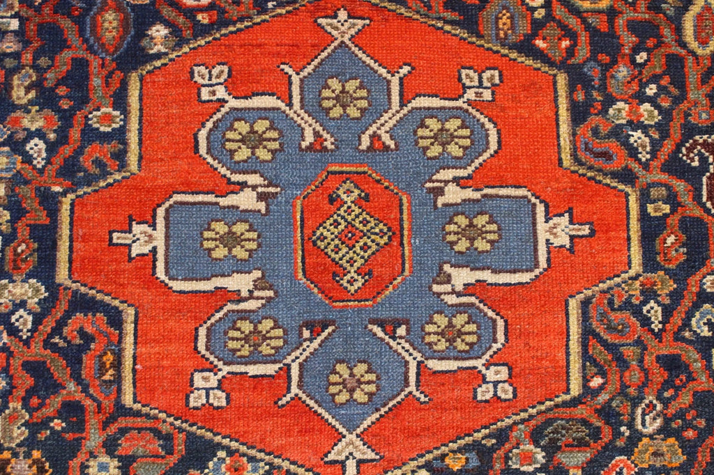 4'2"x6'4" Malayir (s) Hand Knotted
