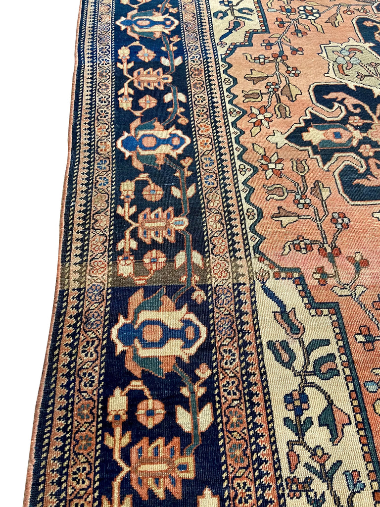 4'2"x6'5" Farahan / Malayir Sarouk (s) Hand Knotted