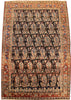 4'2"x6'5" Malayir Hand Knotted