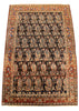4'2"x6'5" Malayir Hand Knotted