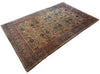4'2"x6'5" Sarouk Farahan Hand Knotted