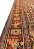 4'2"x6'6" Sennah "Boteh" Hand Knotted