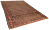 4'2"x6'6" Sennah "Boteh" Hand Knotted