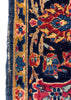 4'2"x6'7" "Painted" Kashan Hand Knotted