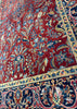 4'2"x6'7" "Painted" Kashan Hand Knotted