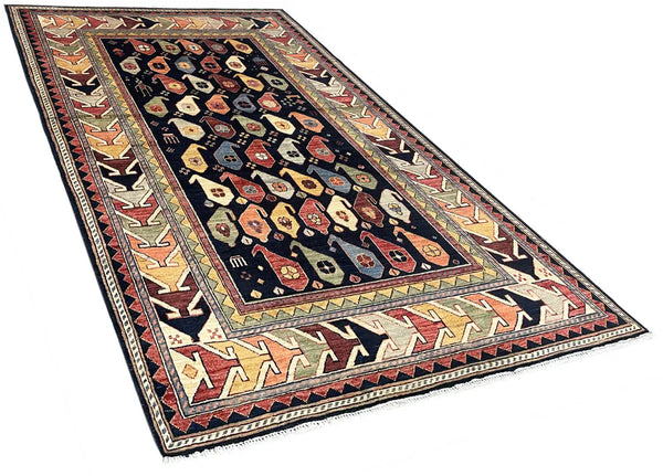 4'2"x6' Genje Hand Knotted