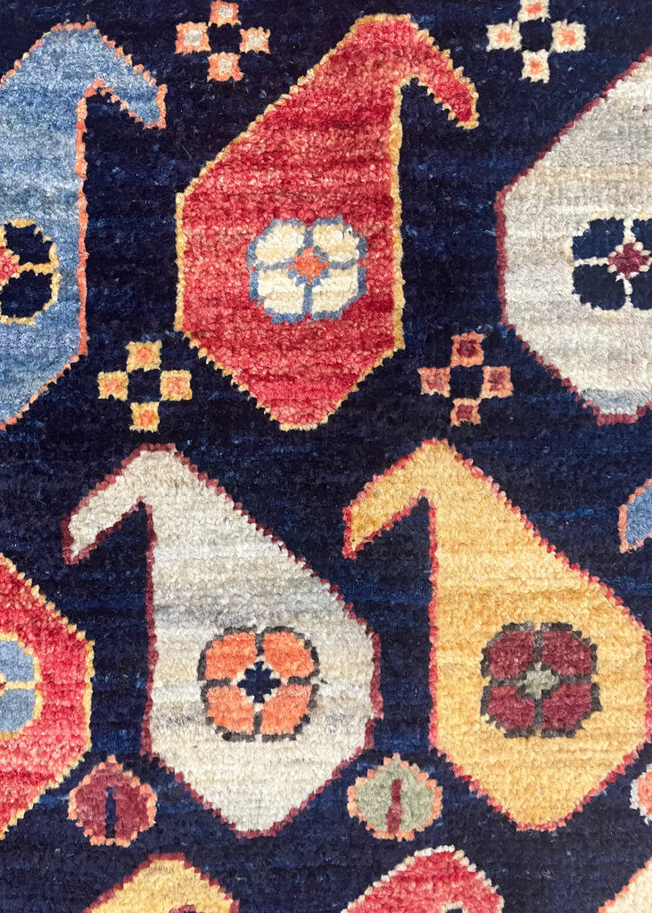 4'2"x6' Genje Hand Knotted