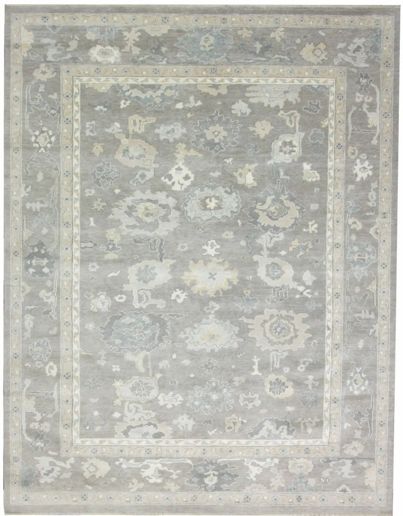 4'2"x6 Oushak Hand Knotted