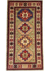 4'2"x7'9" Afghan-Moghan Hand Knotted