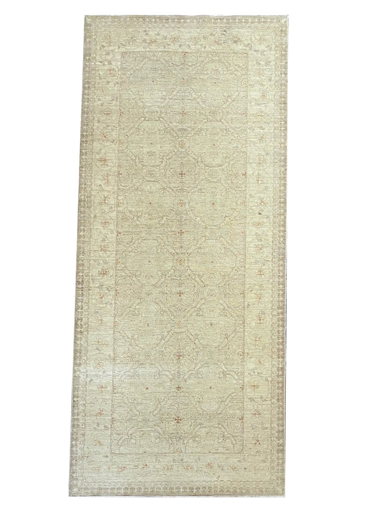 4'2x9'8 Kerman Hand Knotted