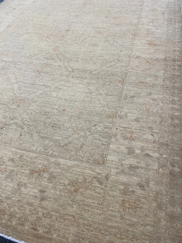 4'2x9'8 Kerman Hand Knotted