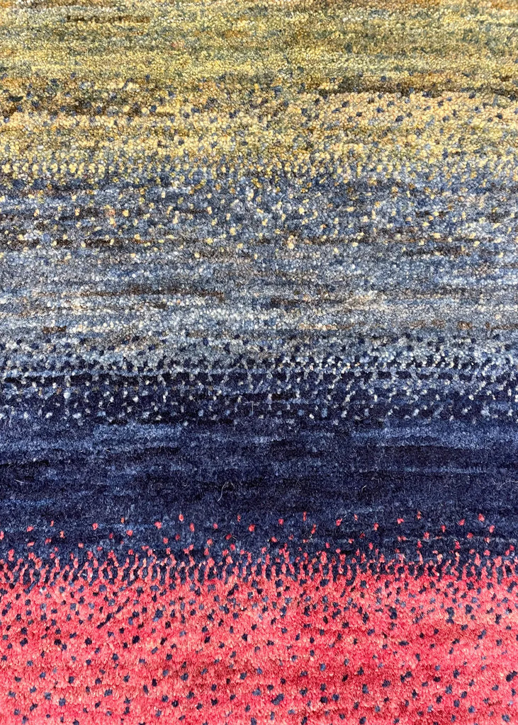 4'3"x5'11" Kashkuli Gabbeh Hand Knotted