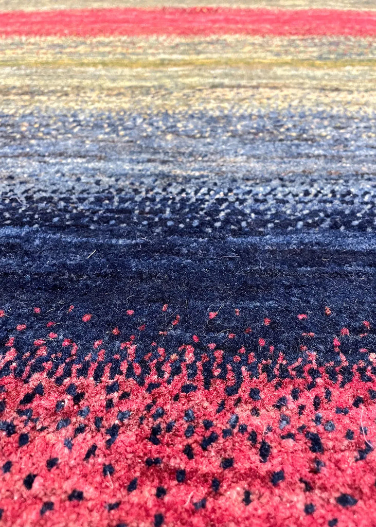 4'3"x5'11" Kashkuli Gabbeh Hand Knotted