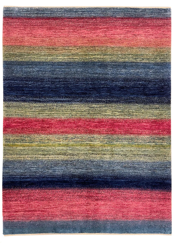 4'3"x5'11" Kashkuli Gabbeh Hand Knotted