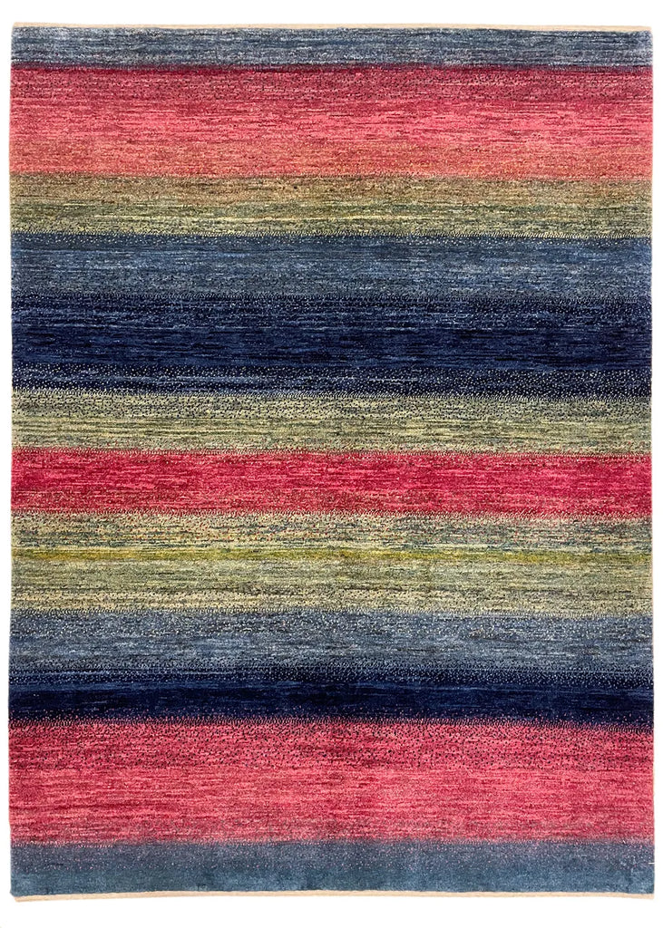 4'3"x5'11" Kashkuli Gabbeh Hand Knotted