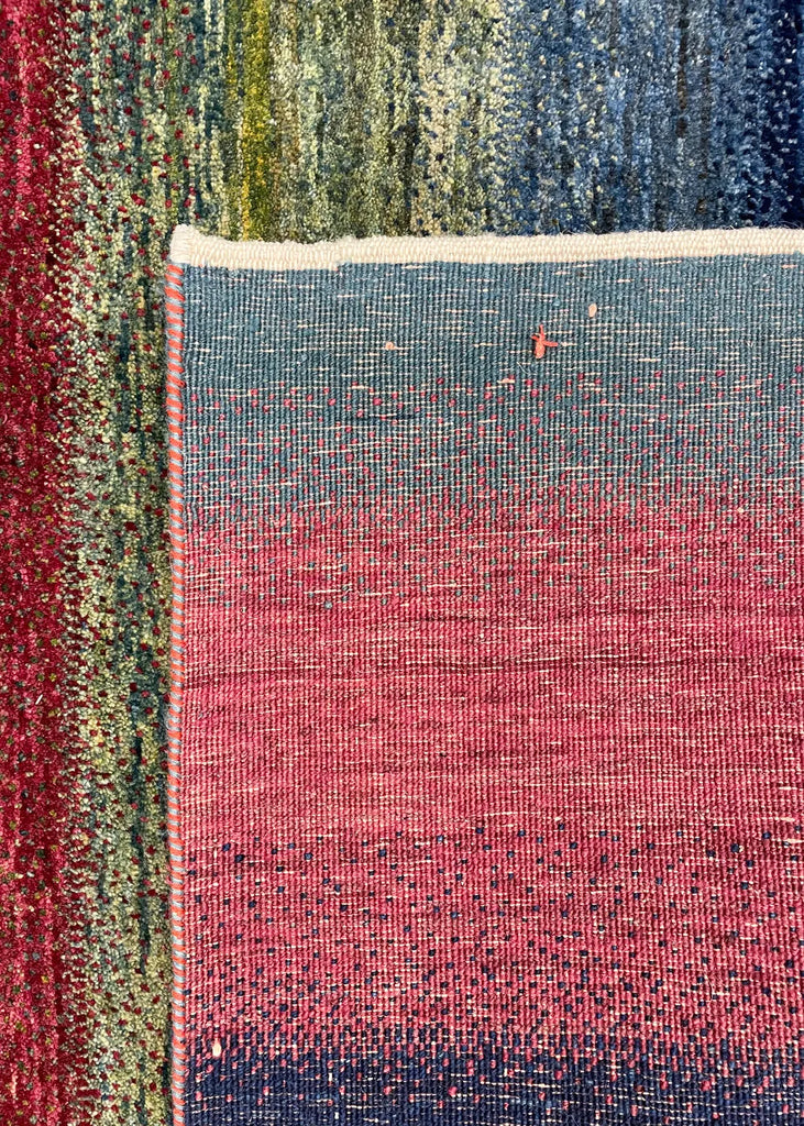 4'3"x5'11" Kashkuli Gabbeh Hand Knotted