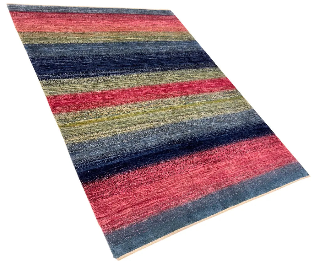 4'3"x5'11" Kashkuli Gabbeh Hand Knotted