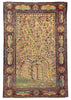 4'3"x6'4" Manchester Kashan Hand Knotted