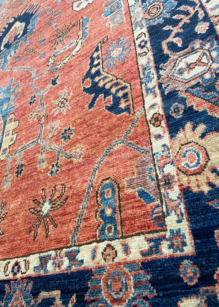 4'3"x6'4" Serapi Hand Knotted