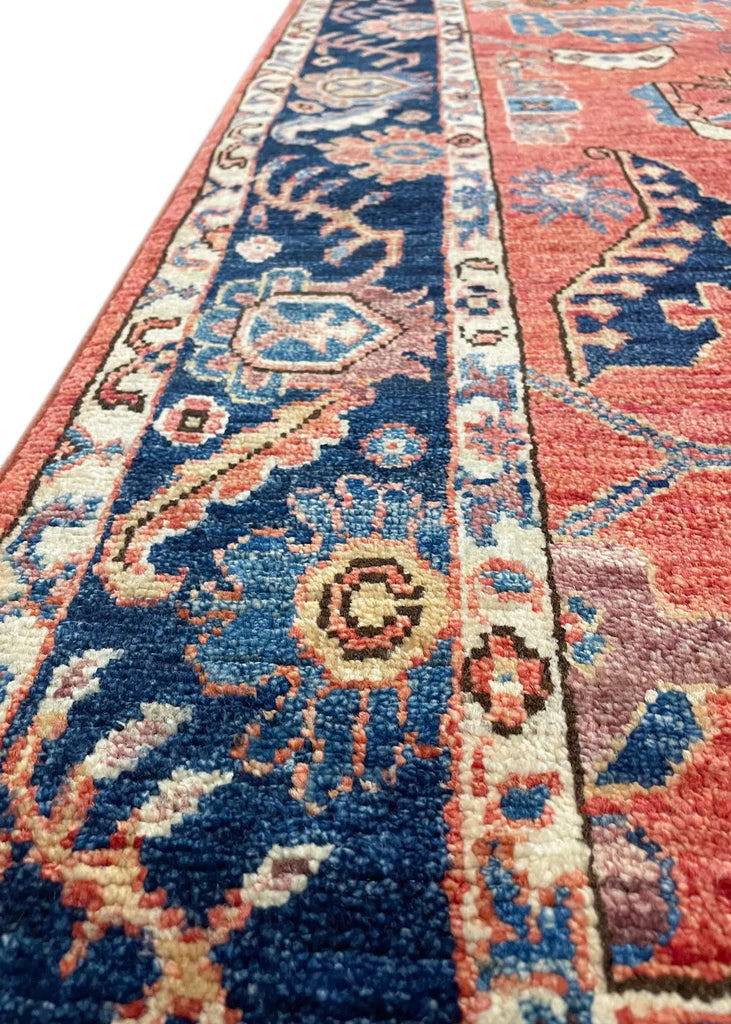 4'3"x6'4" Serapi Hand Knotted