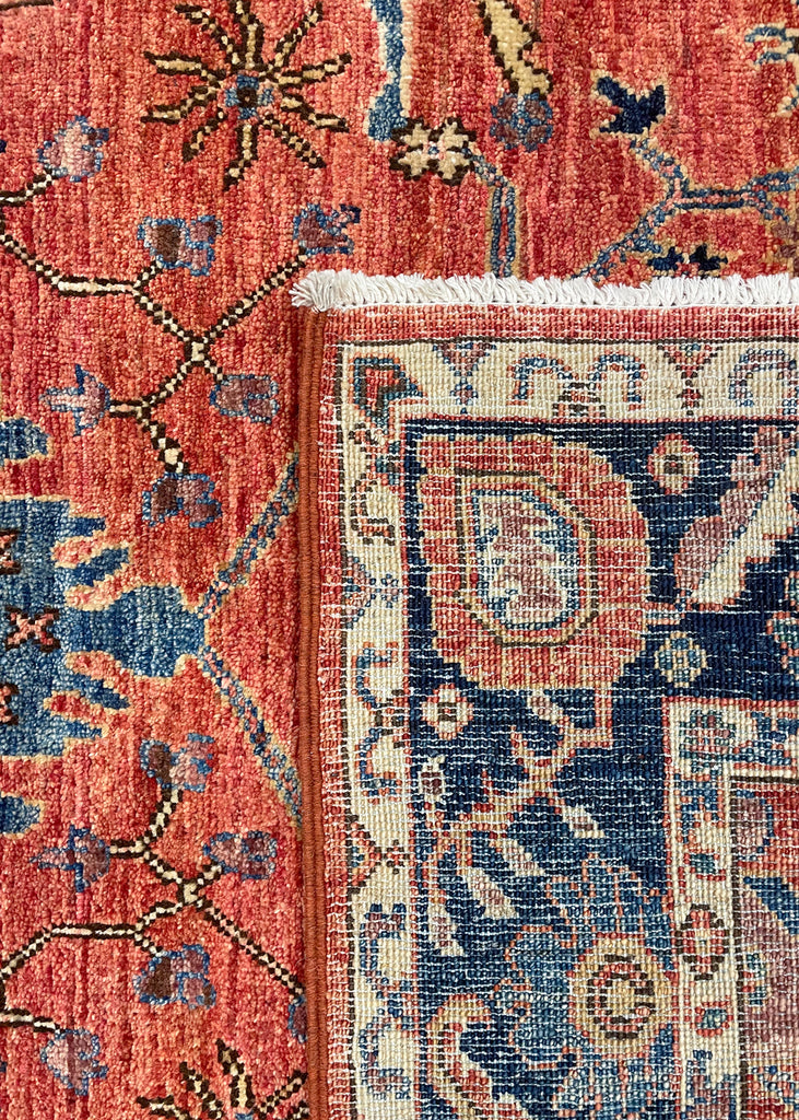 4'3"x6'4" Serapi Hand Knotted