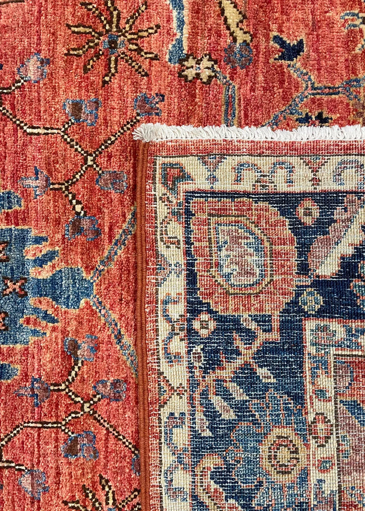 4'3"x6'4" Serapi Hand Knotted