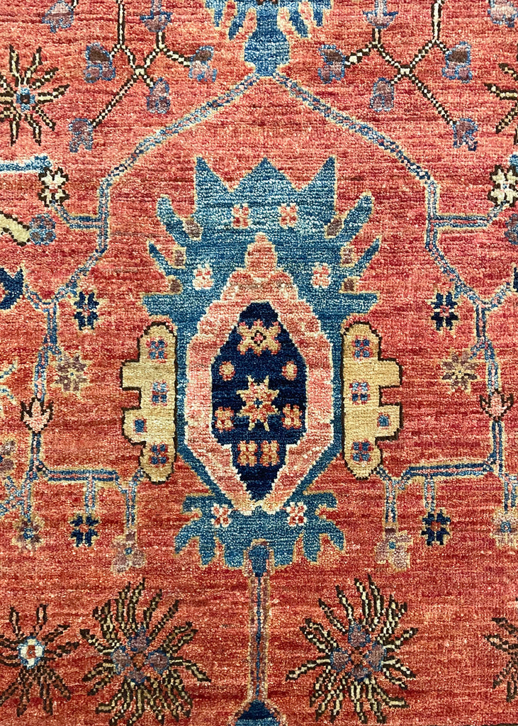 4'3"x6'4" Serapi Hand Knotted